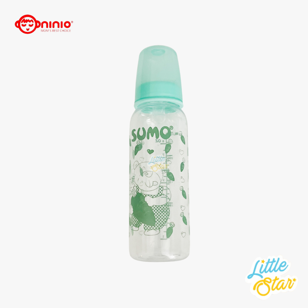 Botol Dot Susu Asi Sumo Ninio Round Bottle Tempat Minum Anak BPA Free