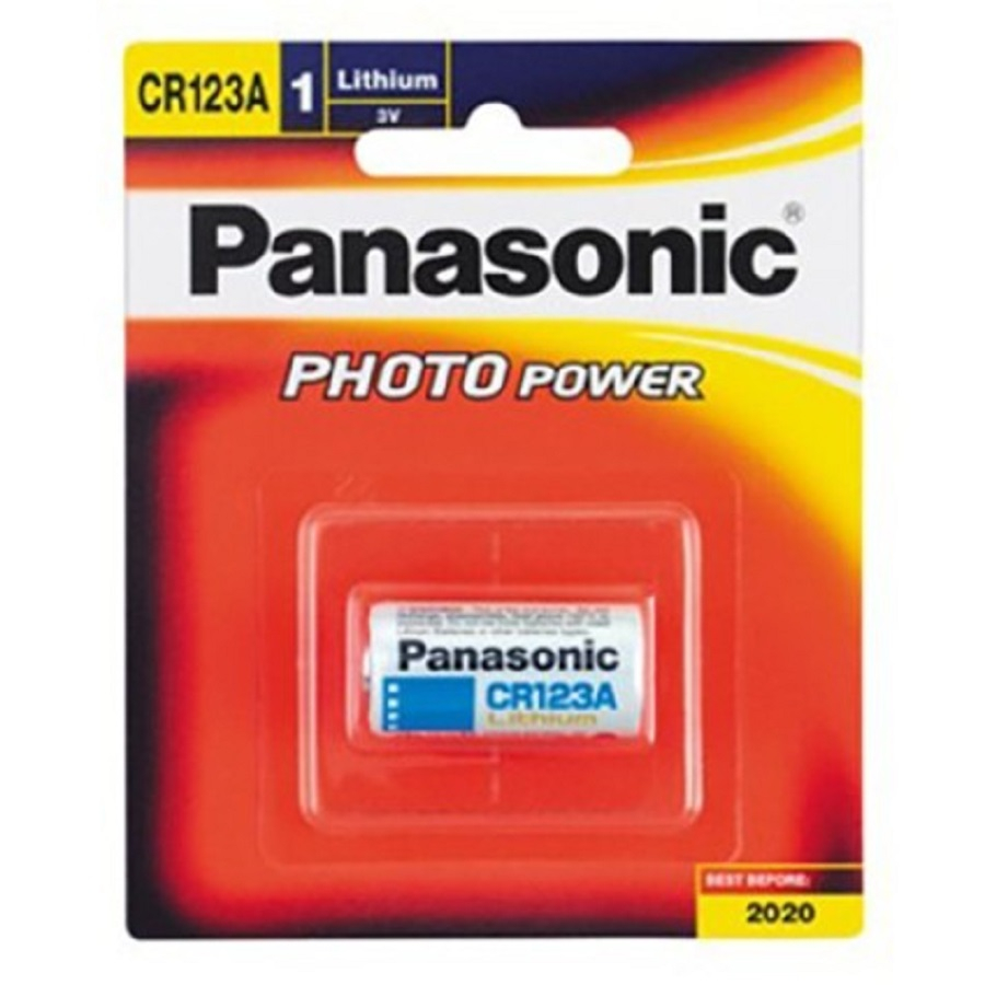 Baterai Batre Battery Panasonic LITHIUM 3V CR123A / CR 123 A / CR123 / CR17345 Original Photo Power