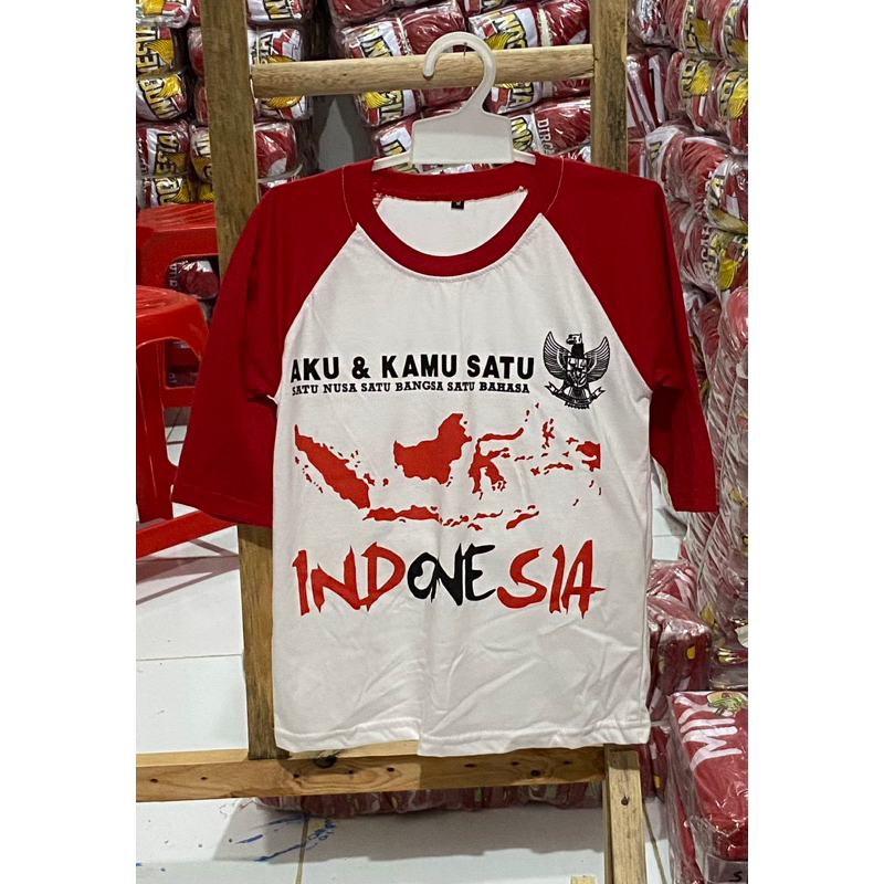 ATASAN ANAK MERAH PUTIH MURAH MERIAH / ATASAN ANAK PETA MERAH PUTIH