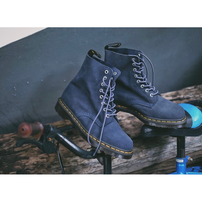 dr martens 1460 pascal suede blue rare