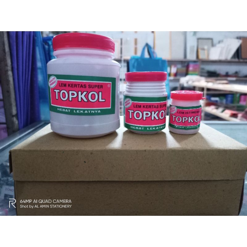 

LEM KERTAS TOPKOL KECIL/TANGGUNG/BESAR
