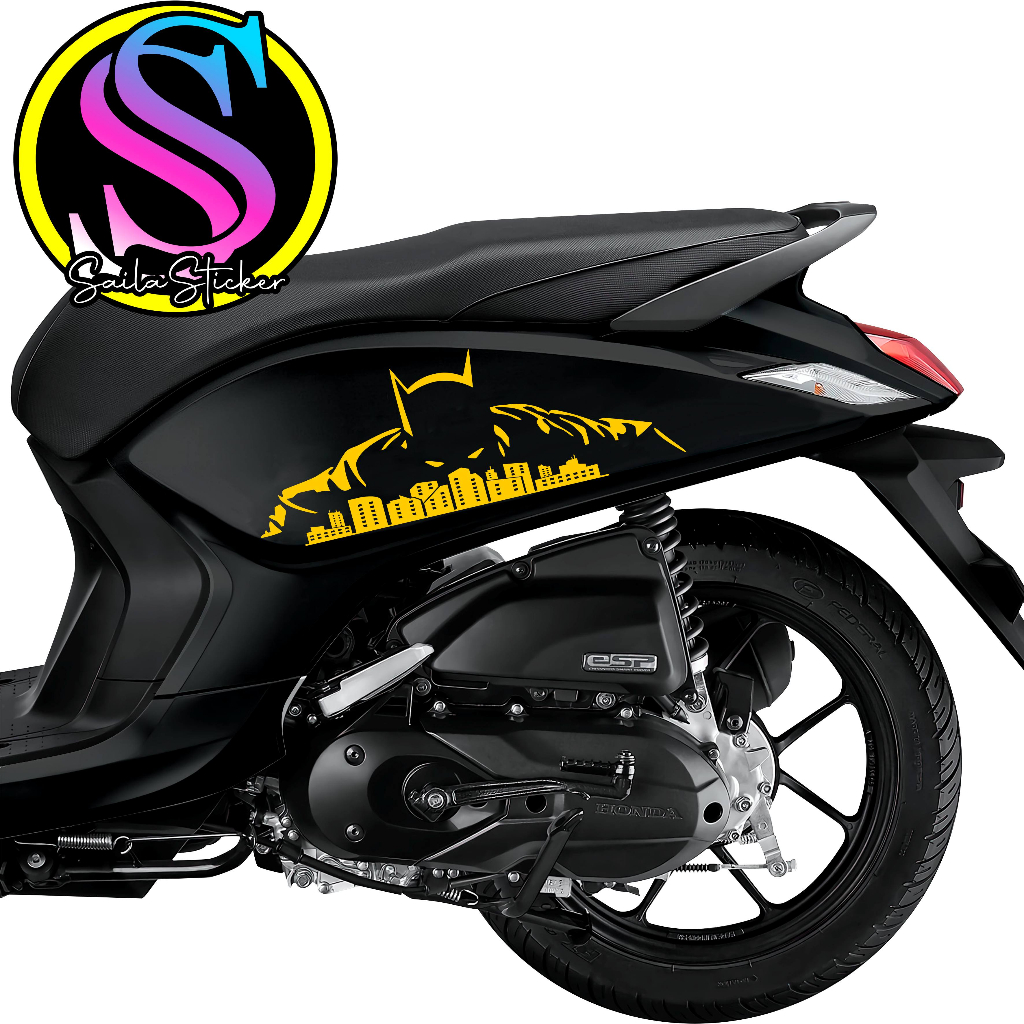 199(A)/STICKER CUTTING/STICKER MOTOR/STICKER GENIO/STICKER KOTA BATMAN KEREN/STICKER LOGO/STRIPING M