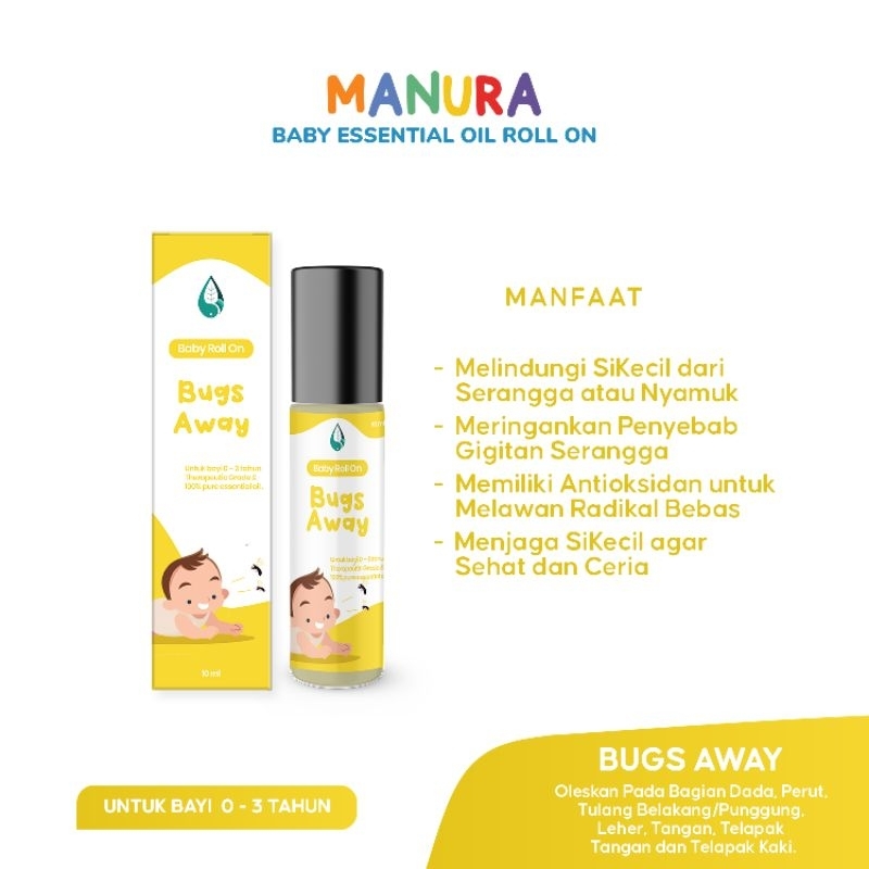 Baby roll on/Manura roll on essential oil 10ml/essential oil roll on