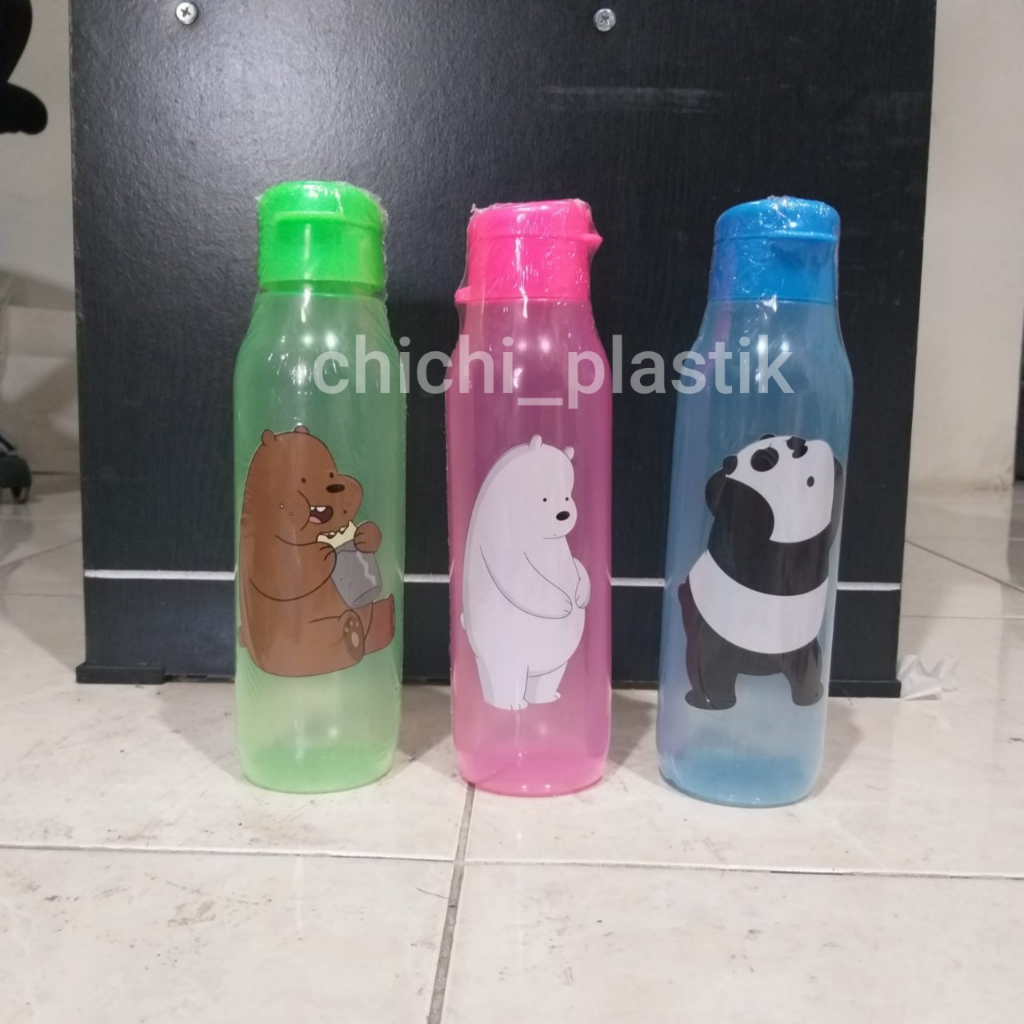 BOTOL FLIPTOP 500ML /BOTOL MINIM 500ML / BOTOL MINUM KARAKTER / THUMBLER FUN BIGGY / SOUVENIR ULANG TAHUN ANAK