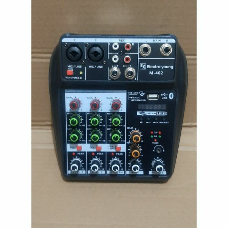 mixer audio 4 channel M402 mixer karaoke bluetooth recording interface