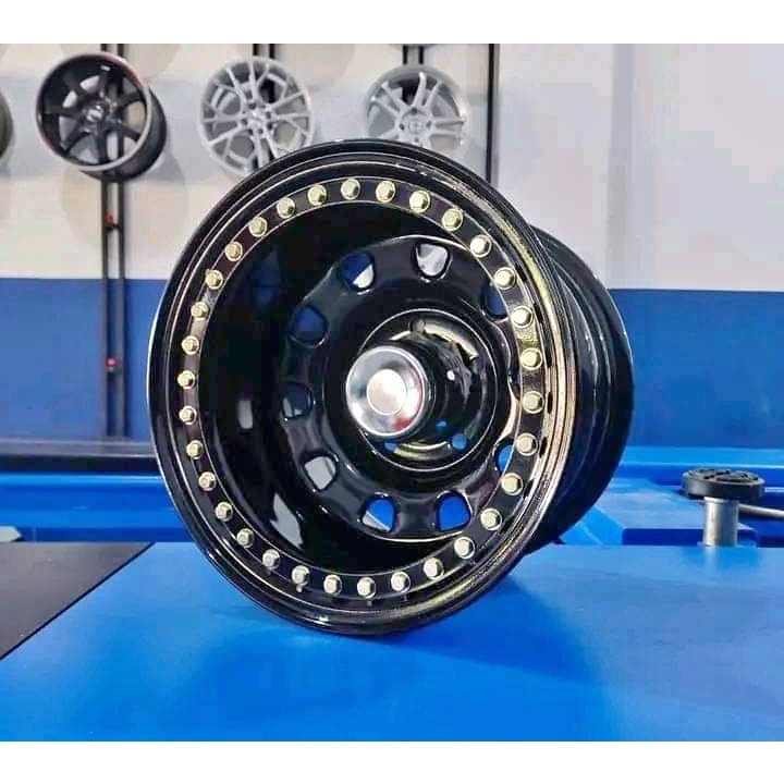 PELEK OFFROAD PELEK MOKUPO BEADLOCK  RING15 LUABNG 6X139,7 BUAT MOBIL Hyundai Isuzu Dmax, Panther DL
