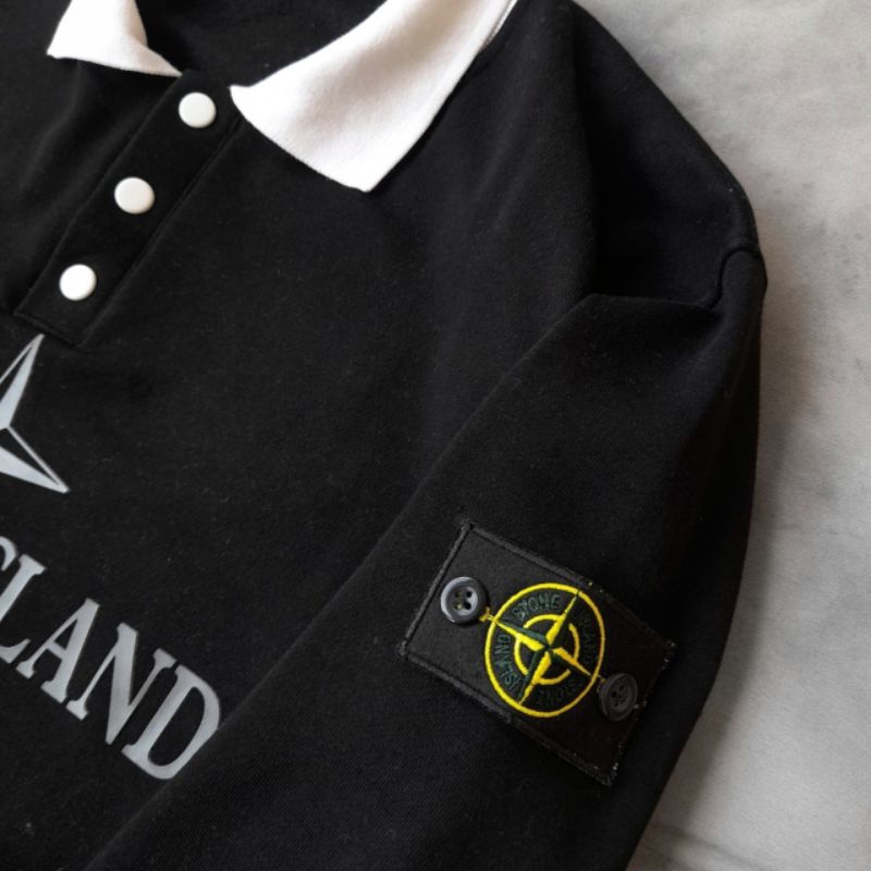 JAKET SWEATER RUGBY HALFZIP STONE ISLAND - JAKET VIRAL WELL