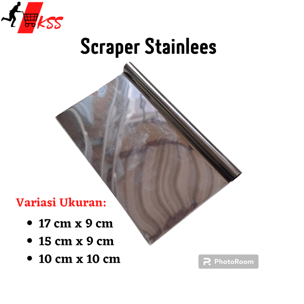 Scraper Kue Stenlis Ukuran Besar Dan Sedang/scraper kue