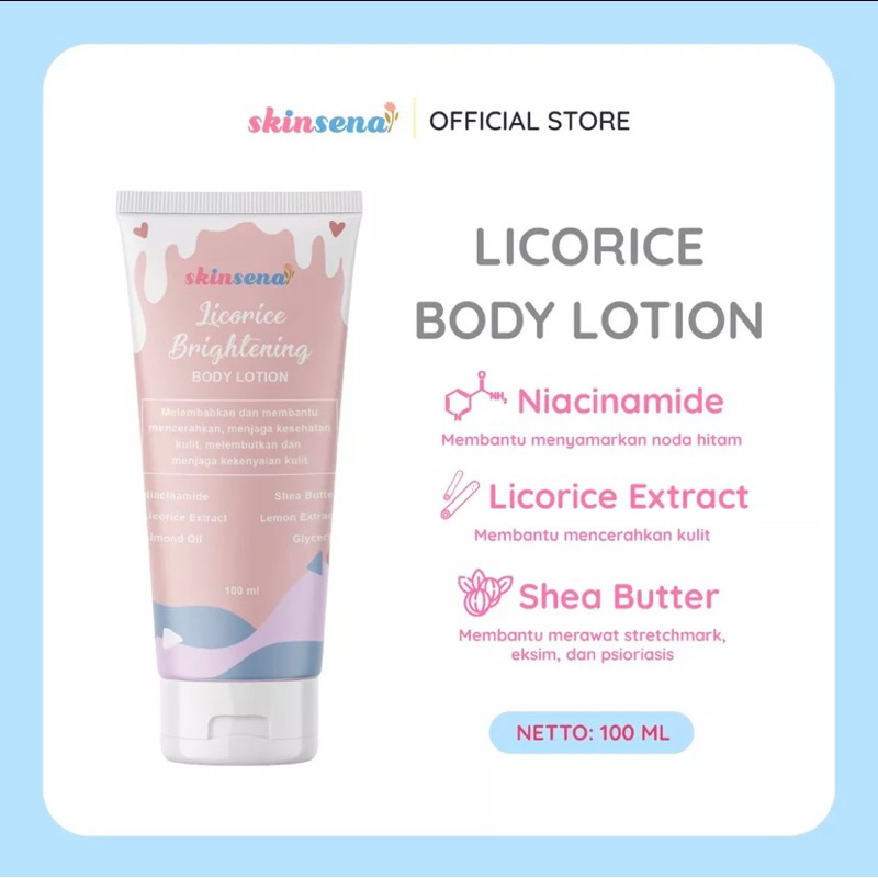 SKINSENA-Licorice Brightening Body Lotion
