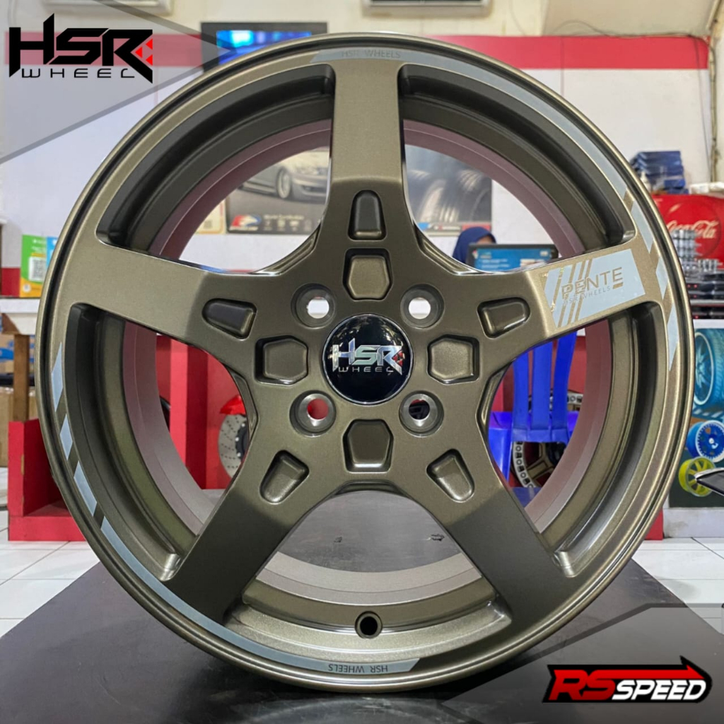 Pelek Murah Ring 15 Palang 5 Lobang 4 Pcd 4x100 Bukan Velg Enkei R15 Peleg HSR Pente R15 Bisa Di Ban