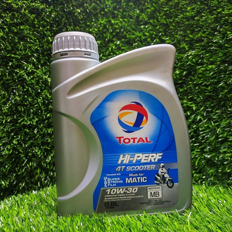TOTAL HI PERF 4T SCOOTER 10W30 10W-30 API SL/JASO MB 800ml