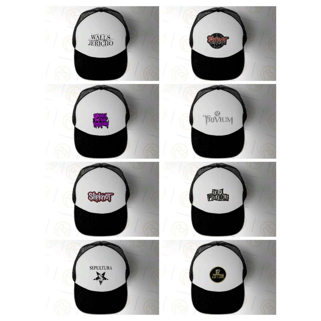 Topi Trucker band metal hardcore alternative rock topi band luar terkenal