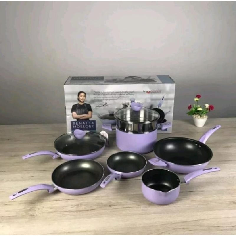 Panci Set Supra 9 pcs Chef Renata
