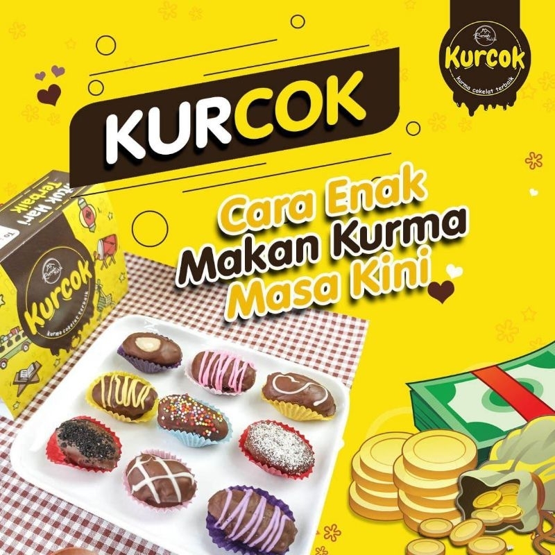 

Kurma Coklat Kurcok Premium Cemilan Unik Makan Kurma