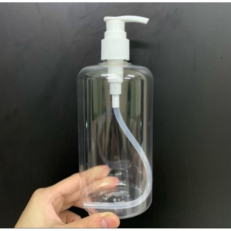 Botol Pump 500ml /Botol Handshop 500ml Spray Bening