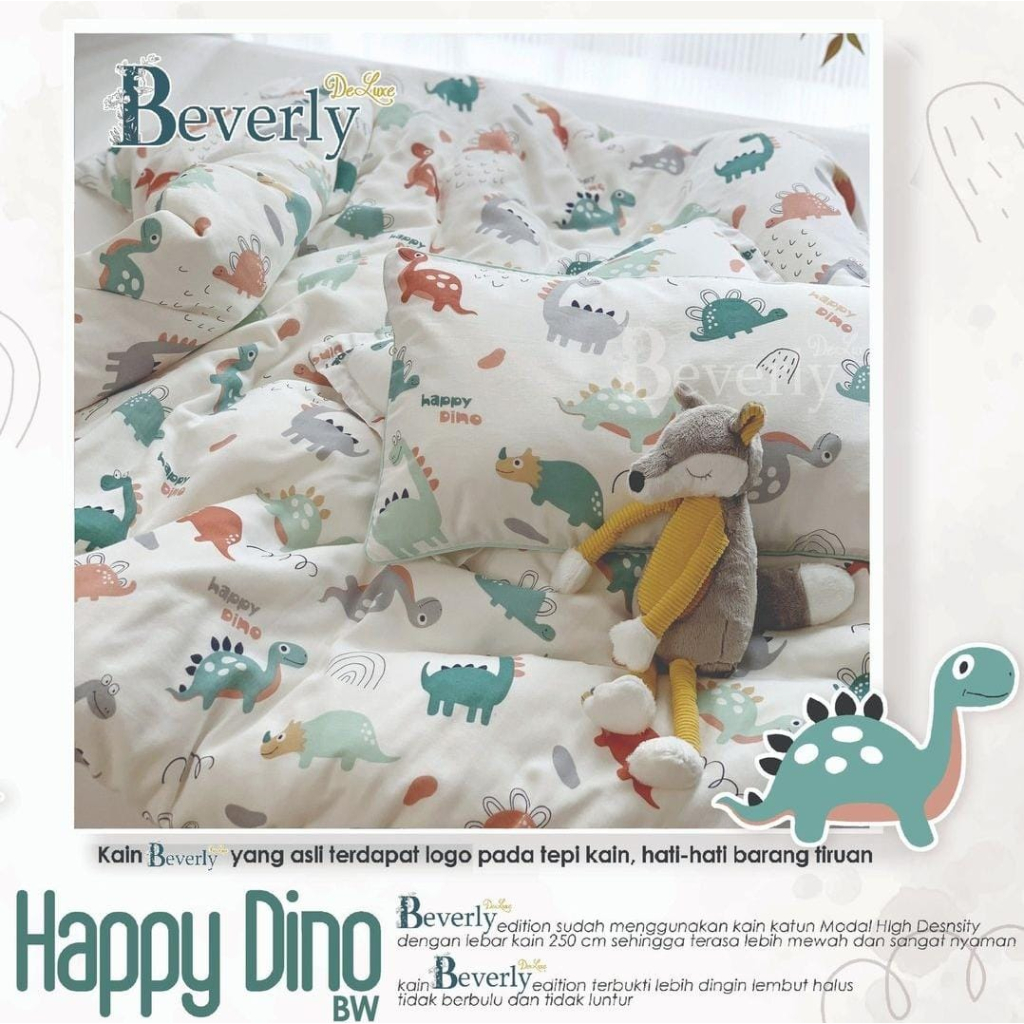 Sprei Anti Geser Katun ORI Premium Kualitas No 1 Shopee Motif Laki Motif Animal Dino engkap Ukuran 120 160 180x200 halus