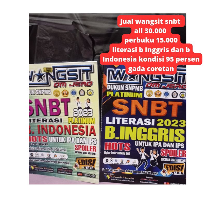 

BUKU WANGSIT SNBT 2023PRELOVED MASIH KONDISI BARU