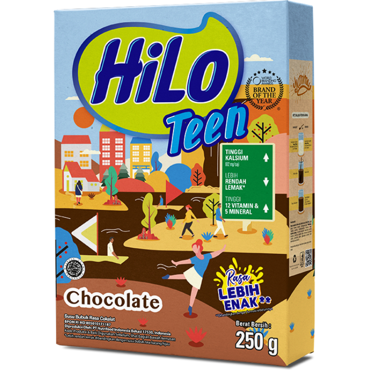 Hilo Teen Coklat 250gr