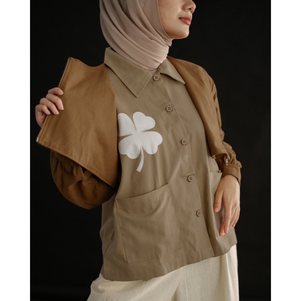 Myrubylicious CLOVER JACKET | JACKET | JACKET LENGAN PANJANG  | JACKET WANITA