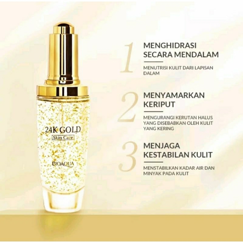 BIOAQUA 24K GOLD Series Cleanser / Serum / Essence Cream / Toner Bio Aqua