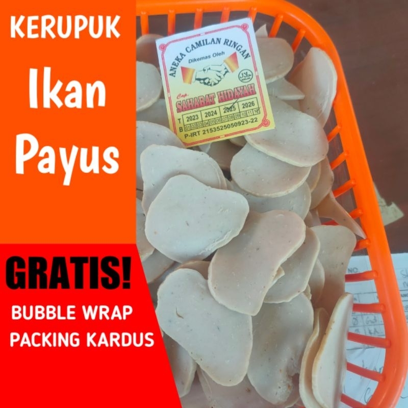 

KERUPUK IKAN PAYUS / Kerupuk khas Gresik / Kerupuk Sedayu (500g)