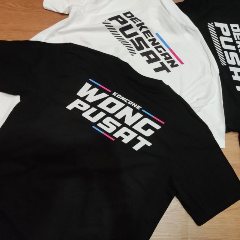Kaos Dekengan Pusat Wong Pusat Kaos Unik
