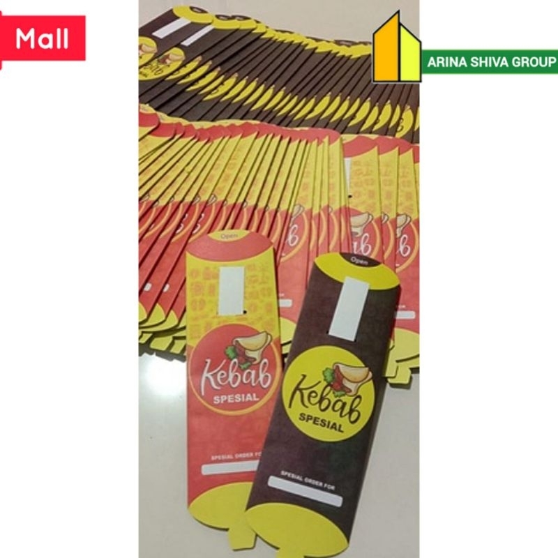 

100 LEMBAR KERTAS KEBAB TARIKAN UKURAN 24 × 9 CM HIGH QUALITY PAPER CRAFT TEBAL PRODUK TERBARU | KOTAK KEBAB KEKINIAN | DUS KEBAB VIRAL TIKTOK | KEMASAN KEBAB KEKINIAN | BOX KEBAB VIRAL | ARINA SHIVA GROUP 6092