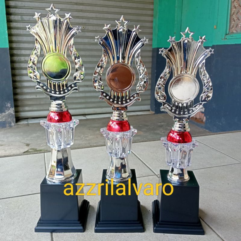 Piala B214 Silver Tinggi 41cm