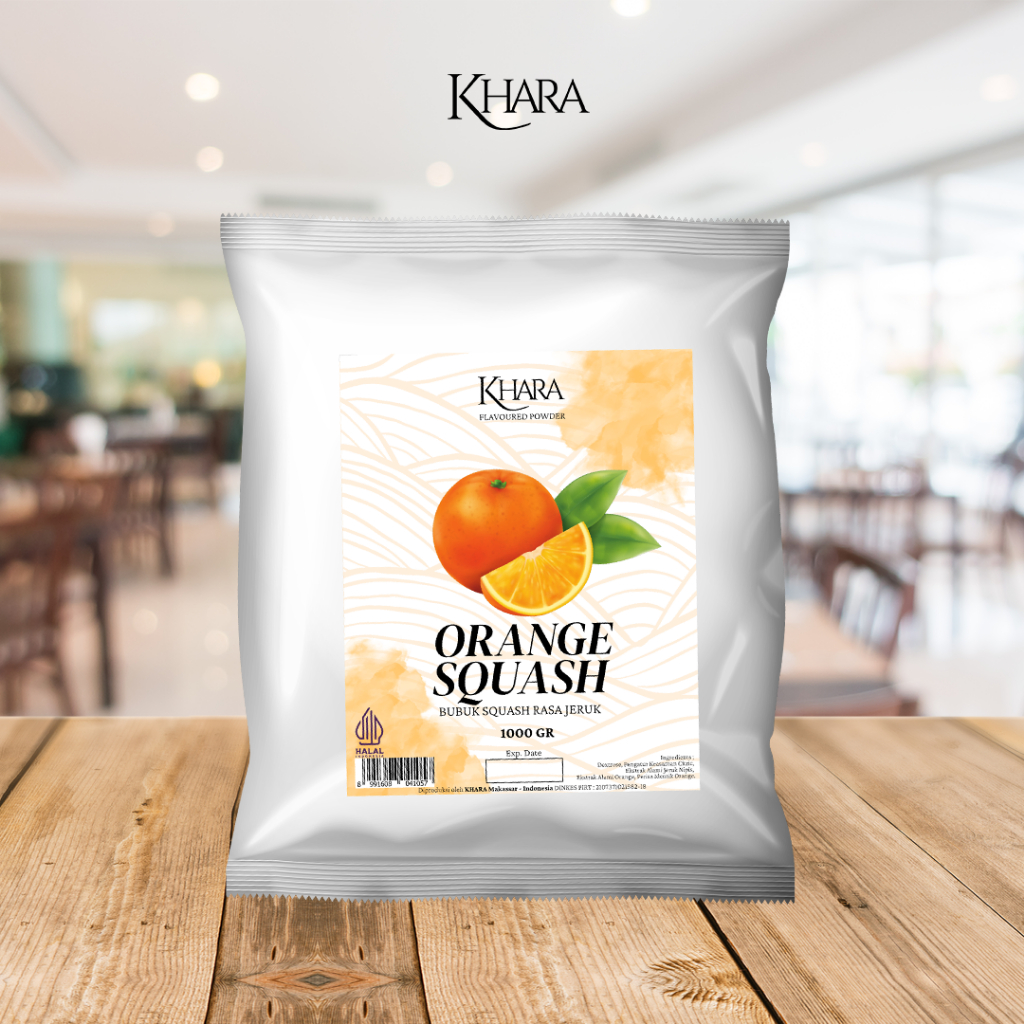 

Bubuk Minuman Rasa Orange Squash 1kg - Khara Orange Squash Flavoured Powder