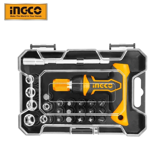 INGCO OBENG KUNCI PAS T SET 24 BITS HKSDB0188