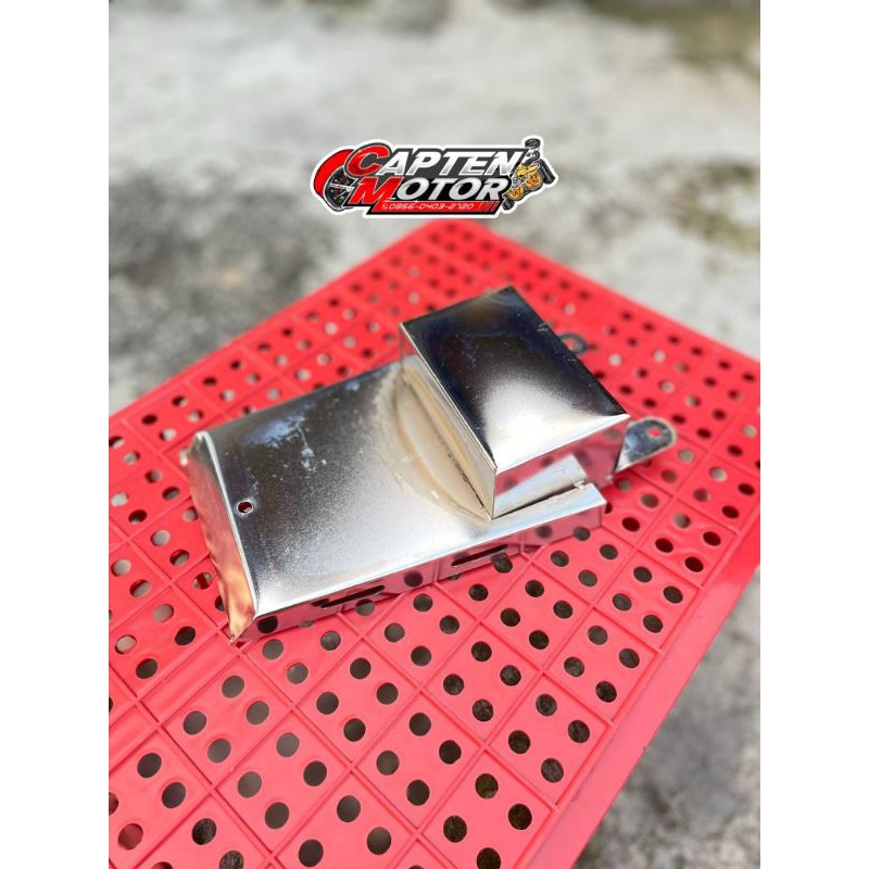 pangkon aki dudukan aki cb gl100 model aki berdiri crome