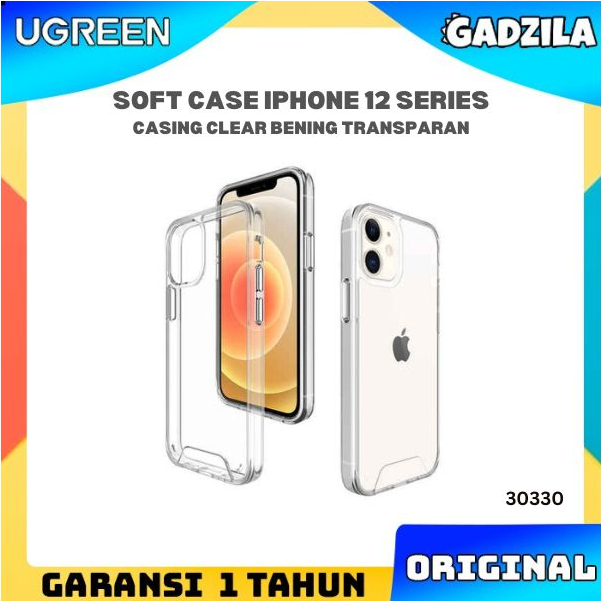 UGREEN Protective Clear Casing Untuk iPhone 12 Series Soft Case Bening Transparan 30330