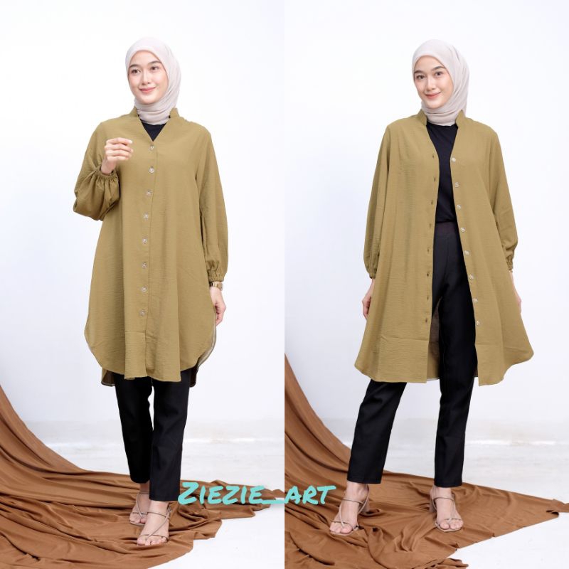 Tunik INARA-Tunik MEISA-Tunik polos premium-Long tunik-Tunik jumbo.