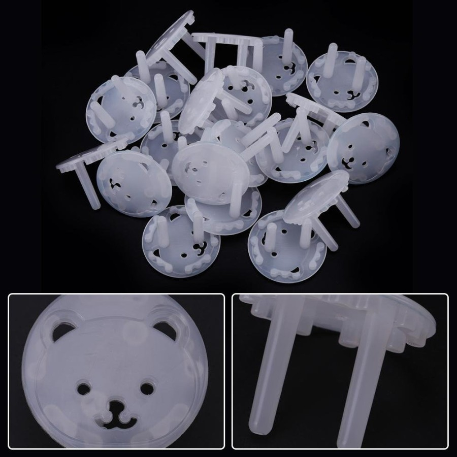 Safety Socket Plug Listrik EU Tutup Pengaman Cover Stop Kontak Bayi