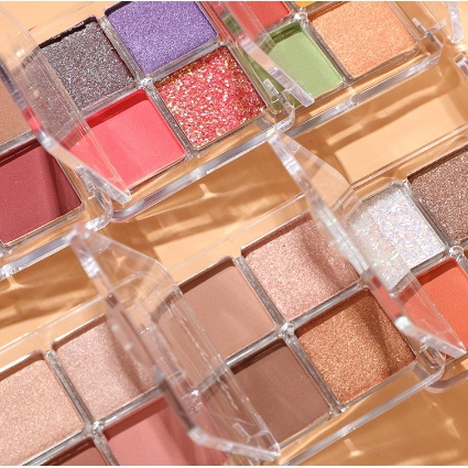 JT - LAMEILA 4 Color Avocado Eyeshadow Disk Matte / Shimmer Fruit Eyeshadow Palette