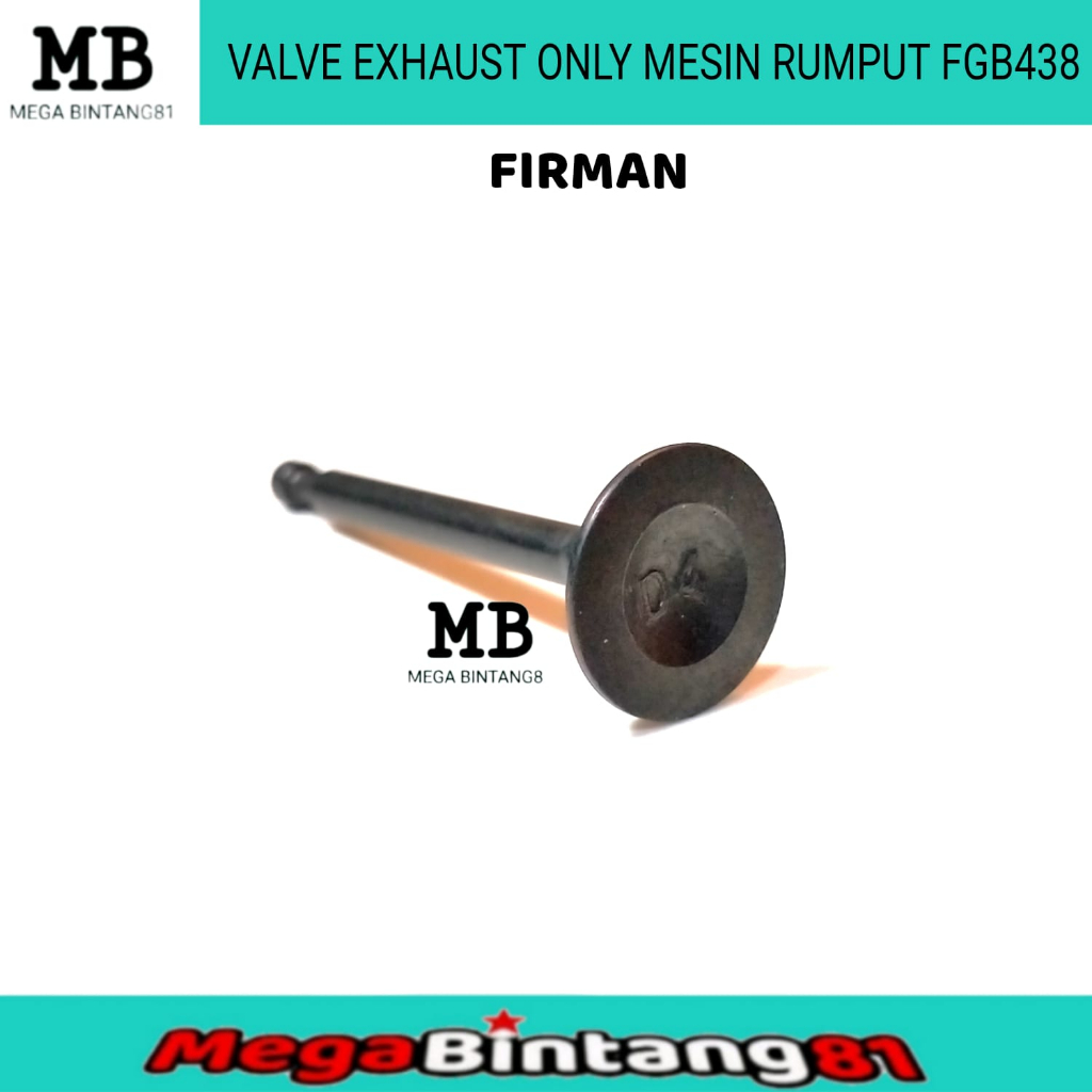 Valve EXHAUST only mesin potong rumput 4 Tak FIRMAN