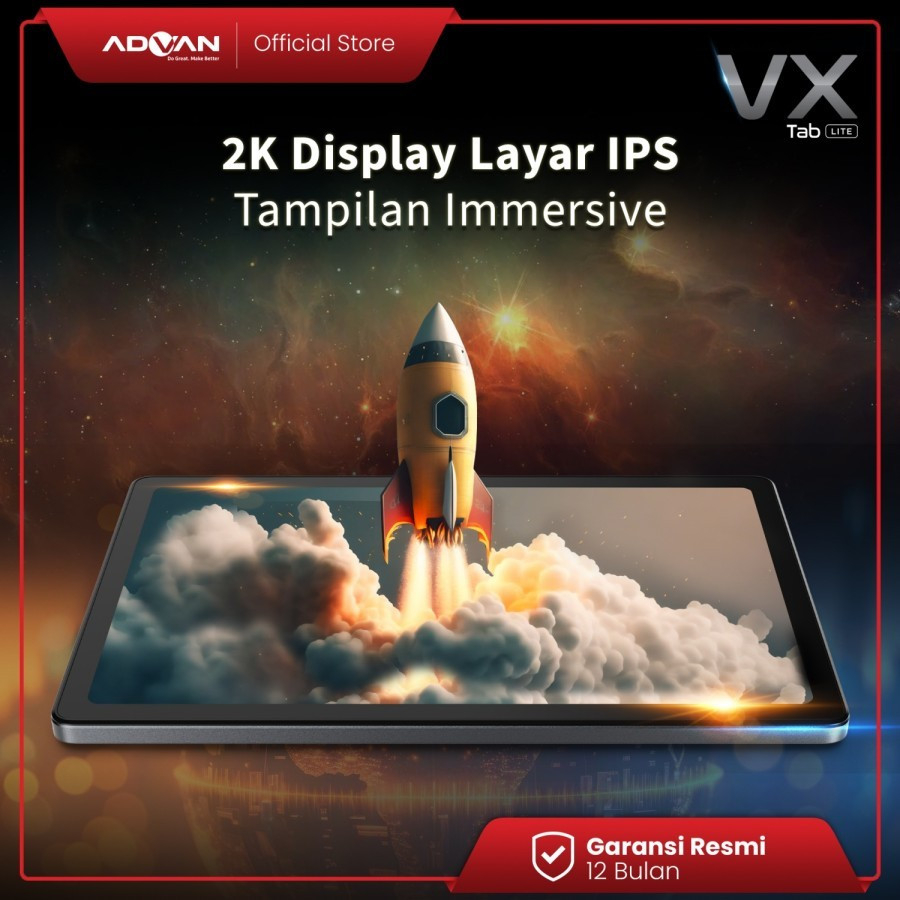 Tablet Advan VX Lite 6/128GB 10.4&quot; Tiger T618 with Case No Keyboard