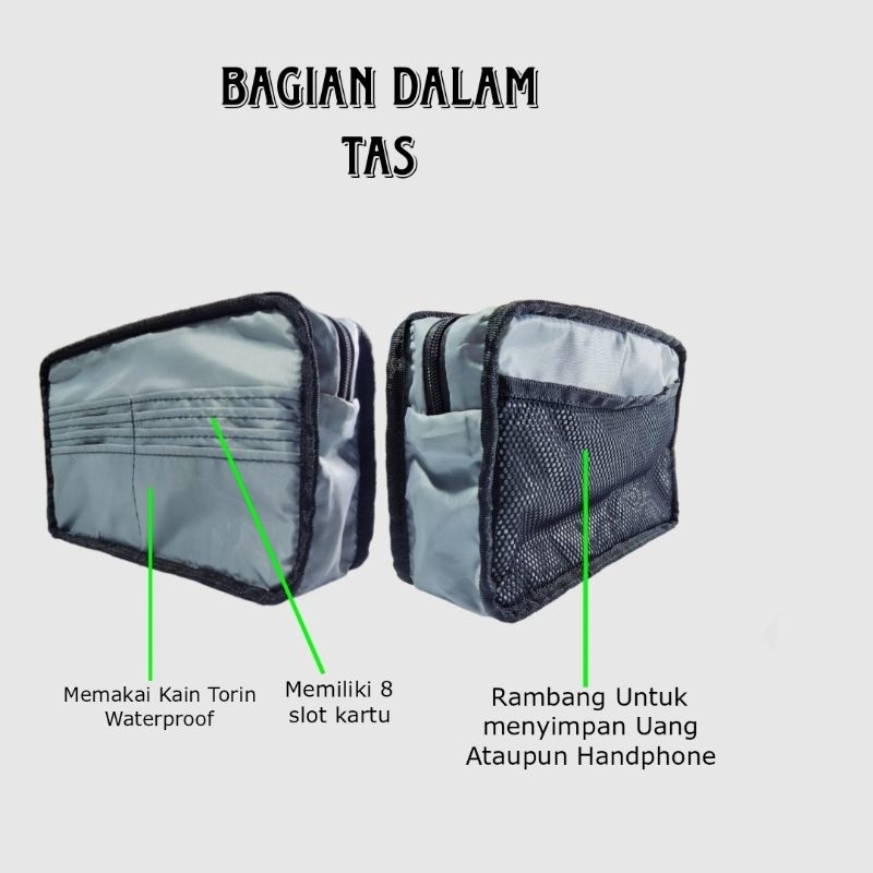 Tas Pria Clutch Bag Selempang original Kander