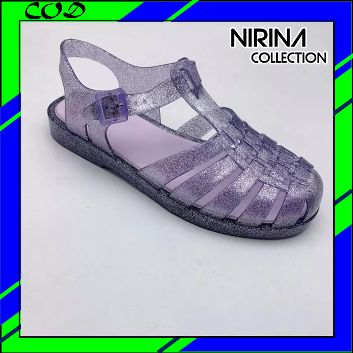 Sandal Jelly Shoes Possession Wanita Meissa Color Gladiator Import