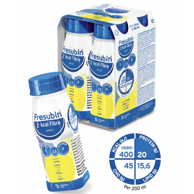

FRESUBIN 2 KCAL FIBRE RASA LEMON 200 ML BOTOL
