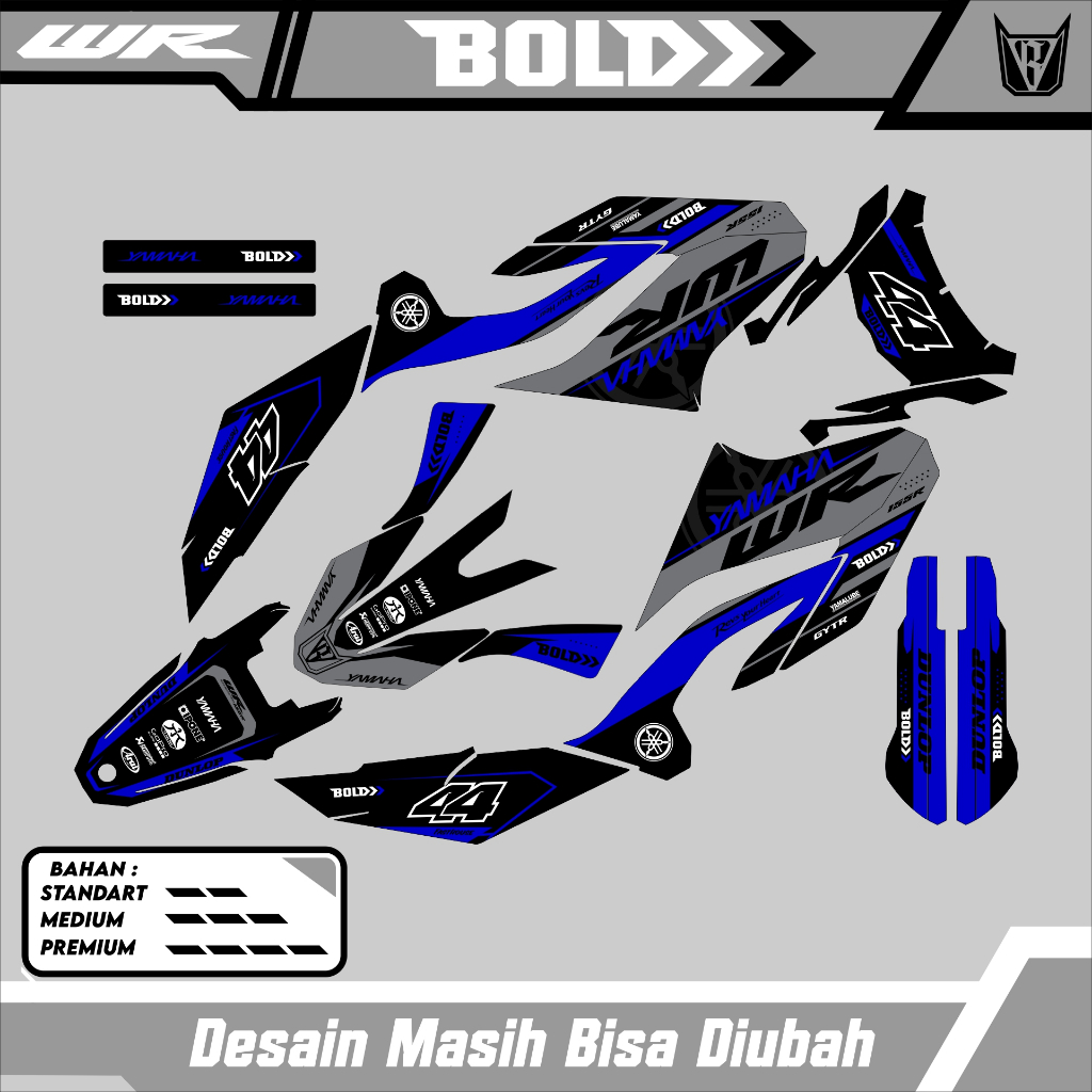 STICKER DECAL Trail YAMAHA WR 155 supermoto 15