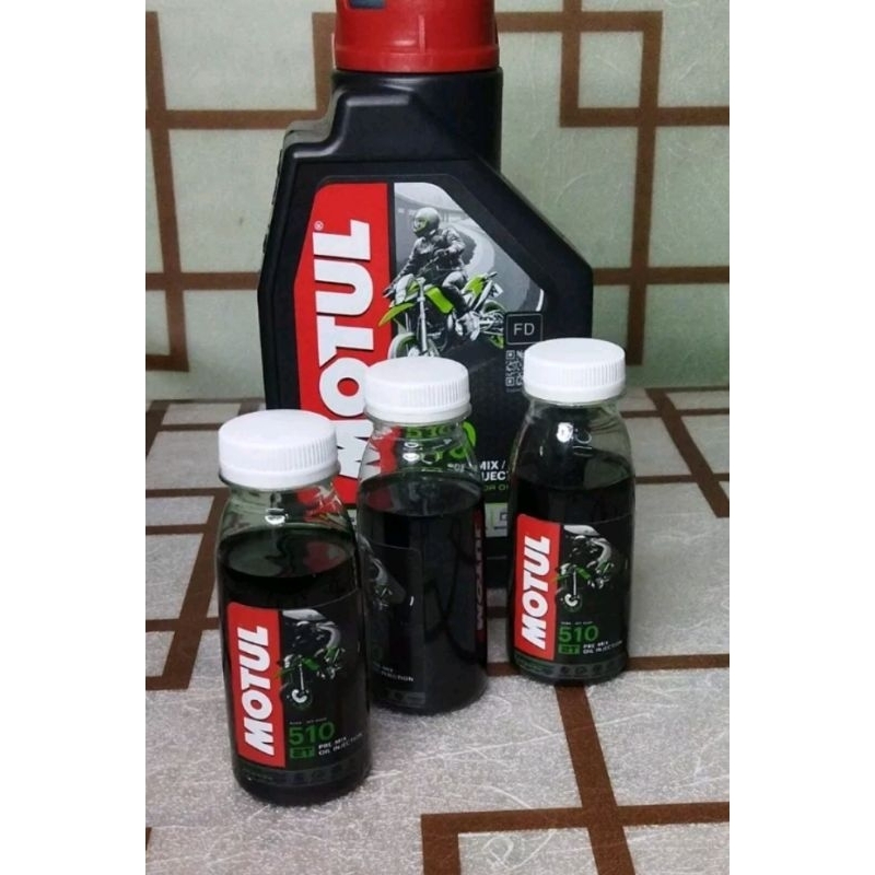 Oli samping motor motul 2T racing oli samping motul premix oli samping motul syntetic 2T motul 100ML
