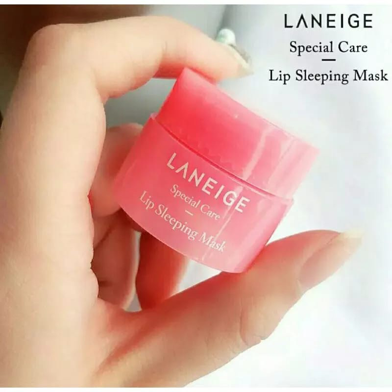 LANEIGE LIP SLEEPING MASK BEERY 3GR MINI TRAVEL SIZE SPECIAL CARE CREAM