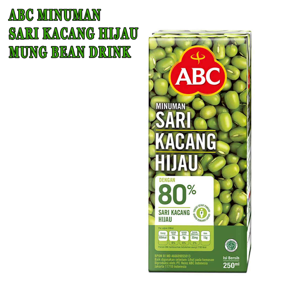 Minuman kacang Hijau * ABC Sari Kacang Hijau * Mung Bean Drink