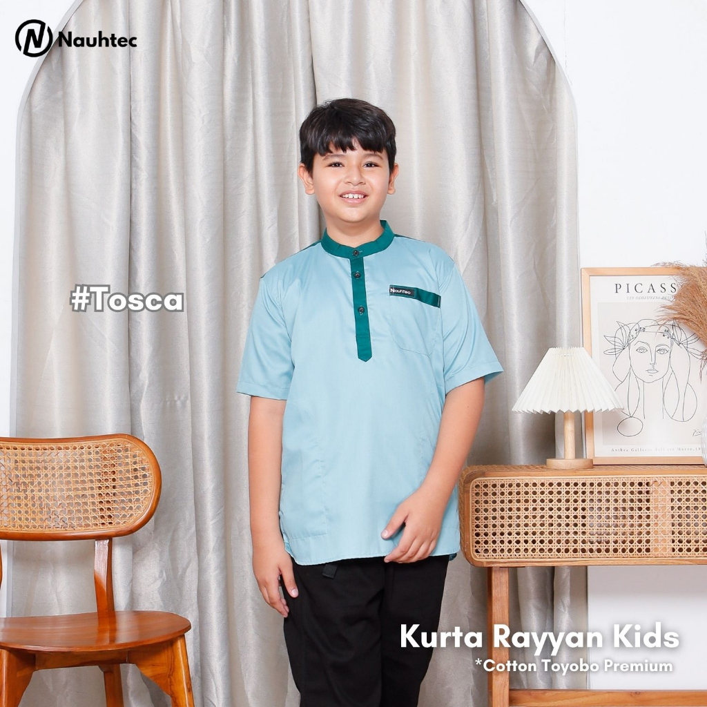 Baju Gamis Koko Kurta Anak Laki Laki Nauhtec Bahan Katun
