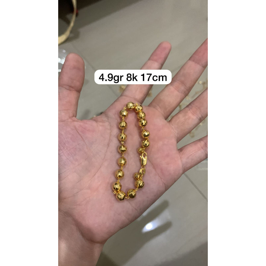 Gelang dior kadar 375