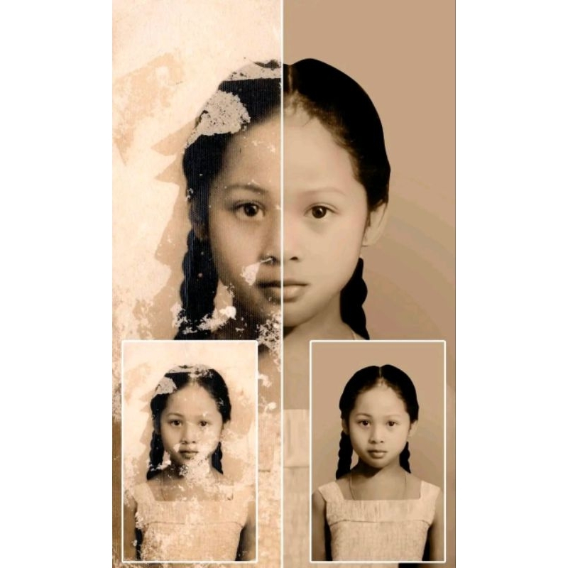 (best seller)Edit foto rusak/restorasi foto jadul/foto blur