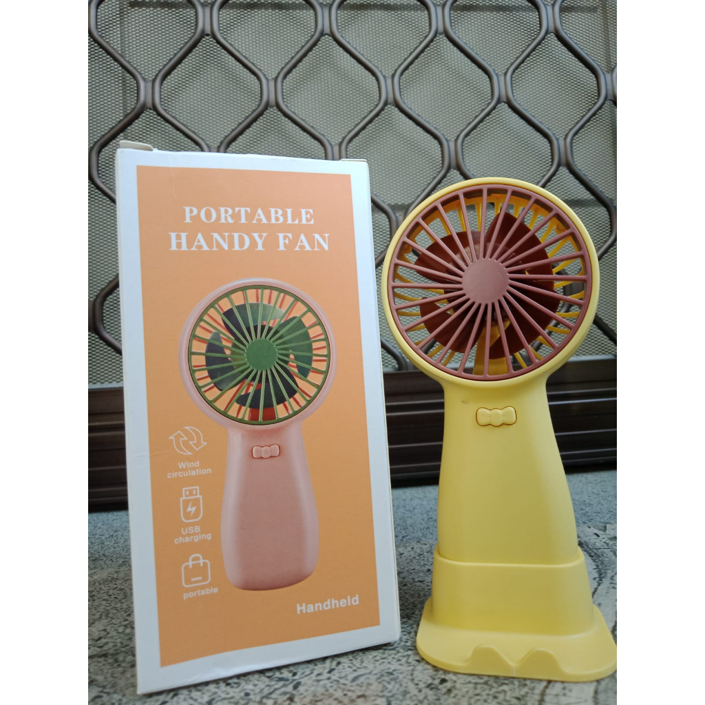 Kipas Angin Genggam Portable Kipas Angin Handy Mini Fan Rechargeable