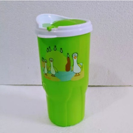 GELAS CANTIK GELAS TUTUP Gelas Cilukba Gelas Plastik Minum Tutup Souvenir Ulang Tahun