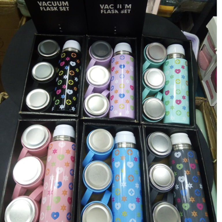 NEW  /vacuum flask set hampers gift box / thermos tumbler botol minum set dan/ kado wedding ultah company